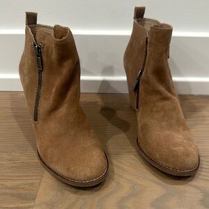 Lucky Brand Brown Suede Ankle Boots